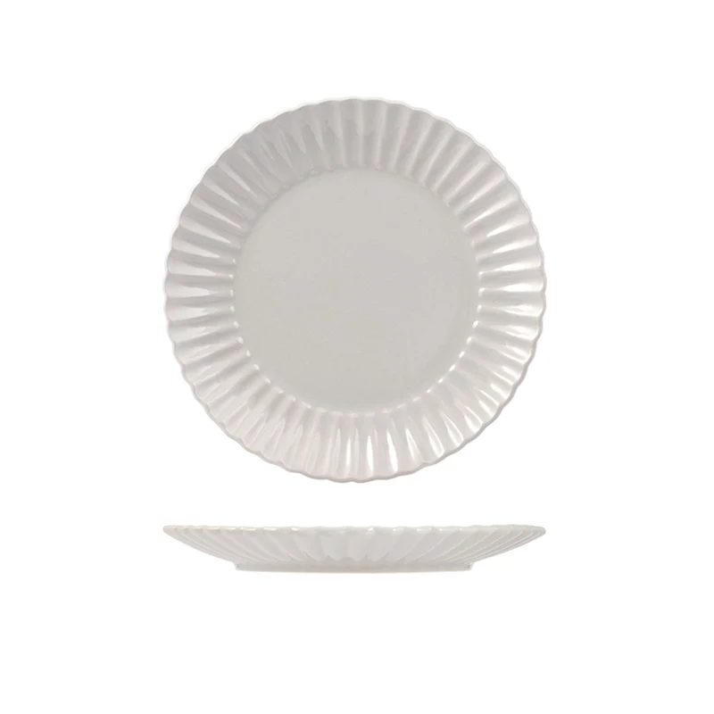 Lotus Servizio Piatti In Stoneware - Set 18 Pz
