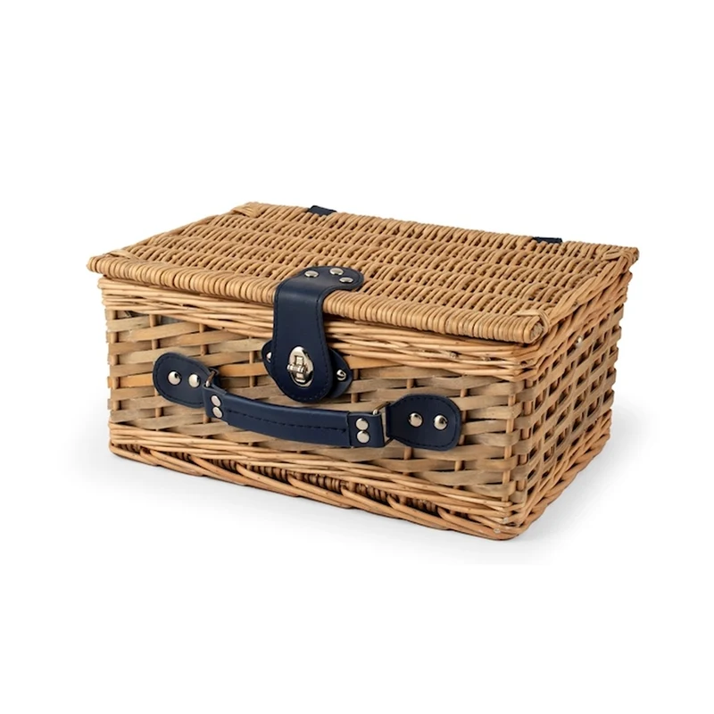 Pic Nic Cestino Picnic Per 2 Persone Con Stoviglie Incluse In Ratan