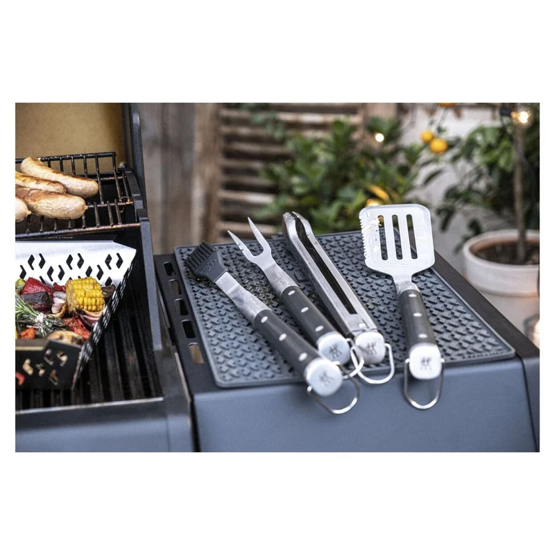BBQ+ Set Accessori Barbecue In Acciaio Inox