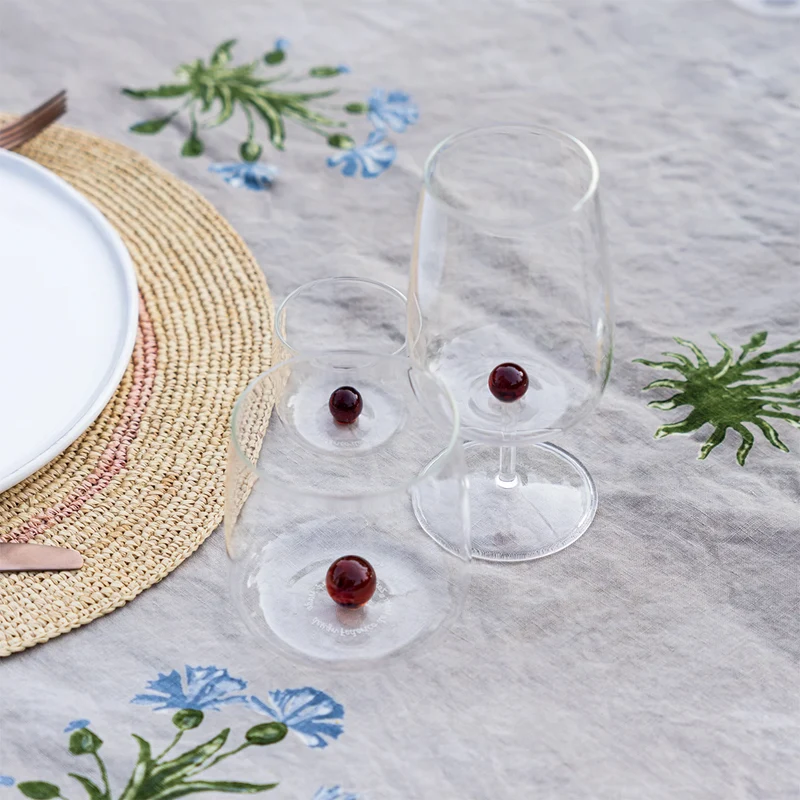 44 cl - Bilia Bicchiere Acqua Bilia Colorata in Vetro Borosilicato - Set 6 Pezzi