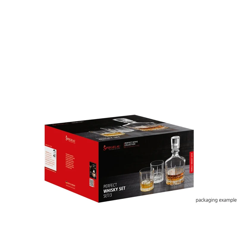 Perfect Serve Collection Set Whisky In Vetro Cristallino - Set 3 Pz
