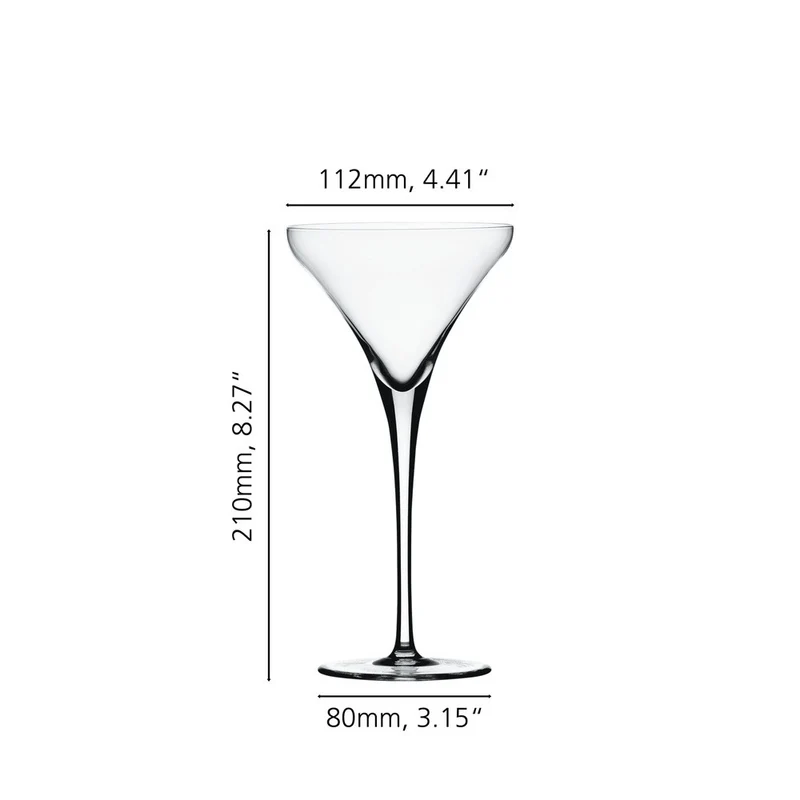 84 cl - Arabesque Calice Vino Rosso Burgundy In Vetro Cristallino - Set 2 Pz