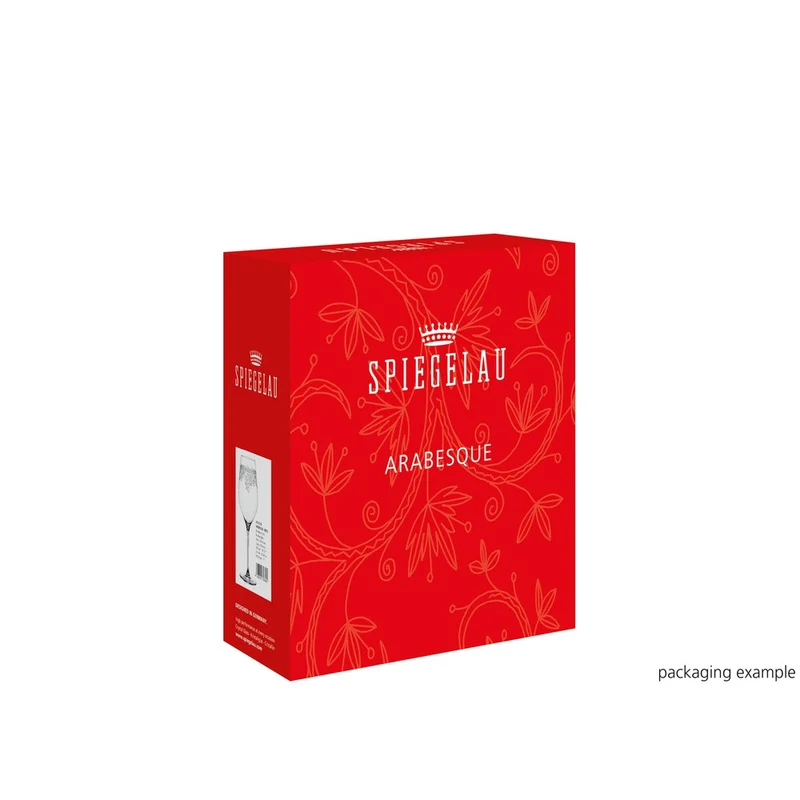 81 cl - Arabesque Calice Vino Rosso Bordeaux In Vetro Cristallino - Set 2 Pz