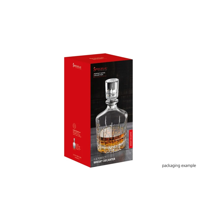 75 cl - Perfect Serve Collection Bottiglia Whisky In Vetro Cristallino