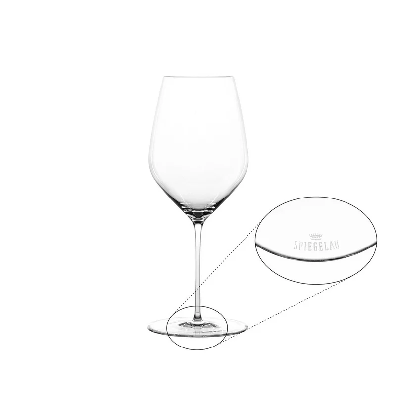 67.9 cl - Hi-Lite Calice Vino Rosso Bordeaux In Vetro Cristallino - Set 2 Pz