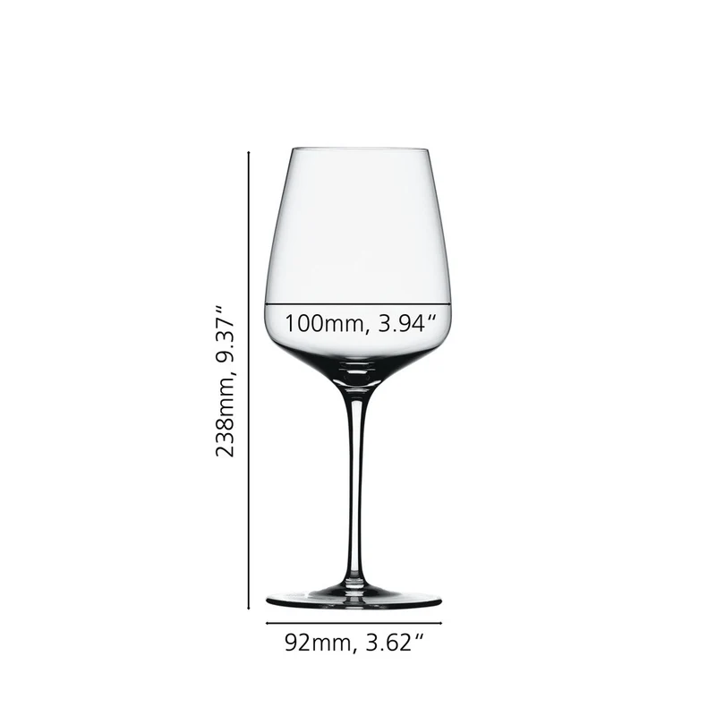67.5 cl - Willsberger Anniversary Calice Vino Rosso Bordeaux In Vetro Cristallino - Set 4 Pz