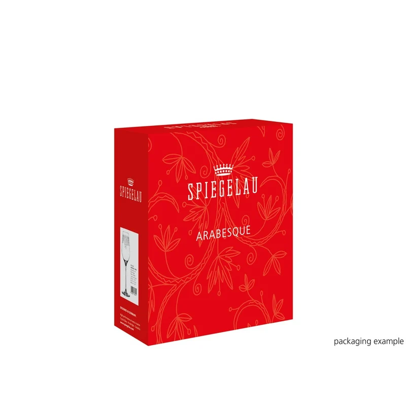 50 cl - Arabesque Calice Vino Bianco In Vetro Cristallino - Set 2 Pz