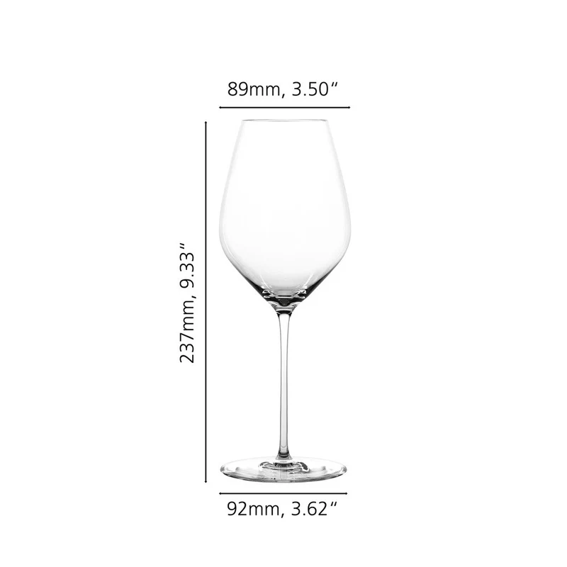 51 cl - Hi-Lite Calice Vino Universale In Vetro Cristallino - Set 2 Pz