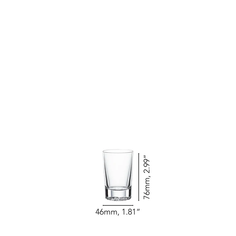 5.5 cl - Lounge 2.0 Bicchiere Shot In Vetro Cristallino - Set 4 Pz