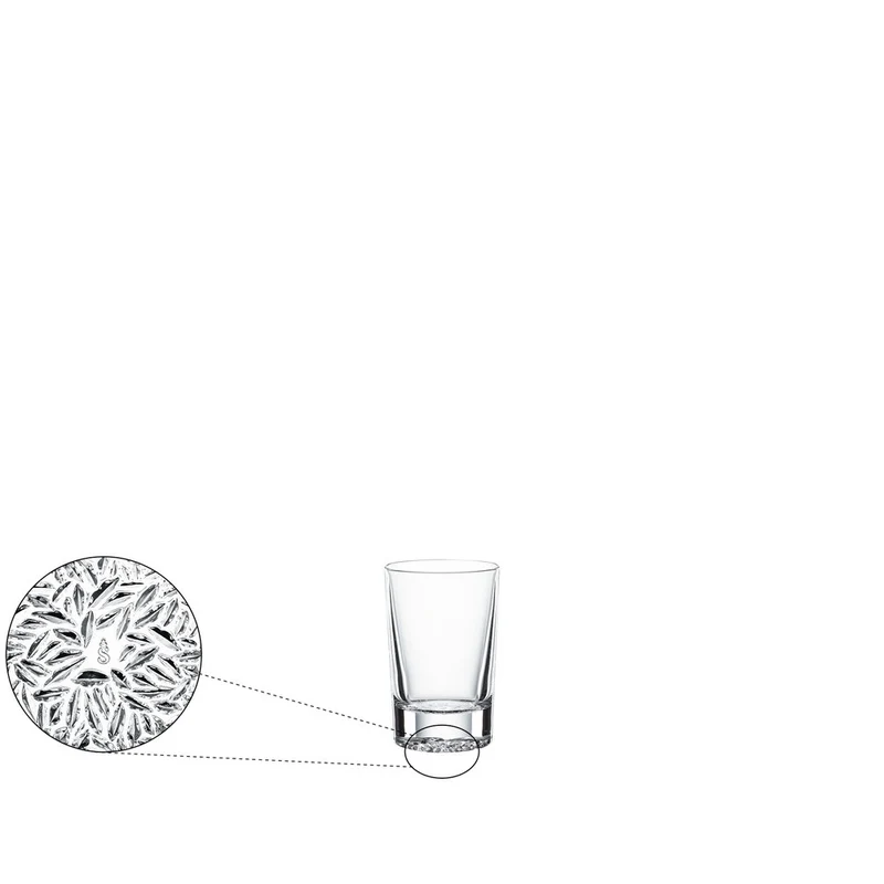 5.5 cl - Lounge 2.0 Bicchiere Shot In Vetro Cristallino - Set 4 Pz