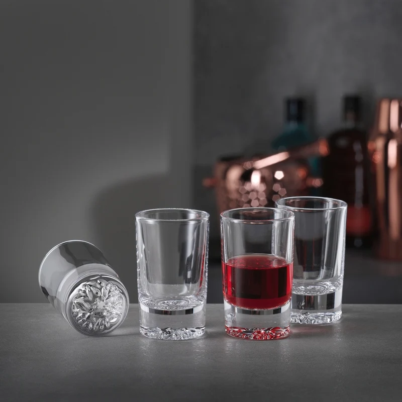 5.5 cl - Lounge 2.0 Bicchiere Shot In Vetro Cristallino - Set 4 Pz