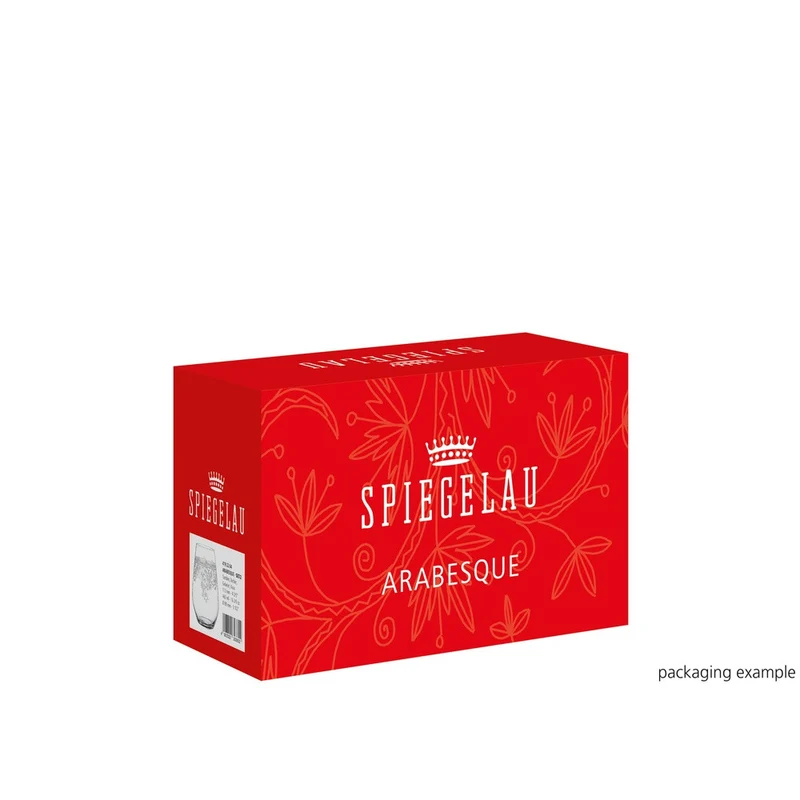 46 cl - Arabesque Bicchiere Cocktail Tumbler In Vetro Cristallino - Set 2 Pz