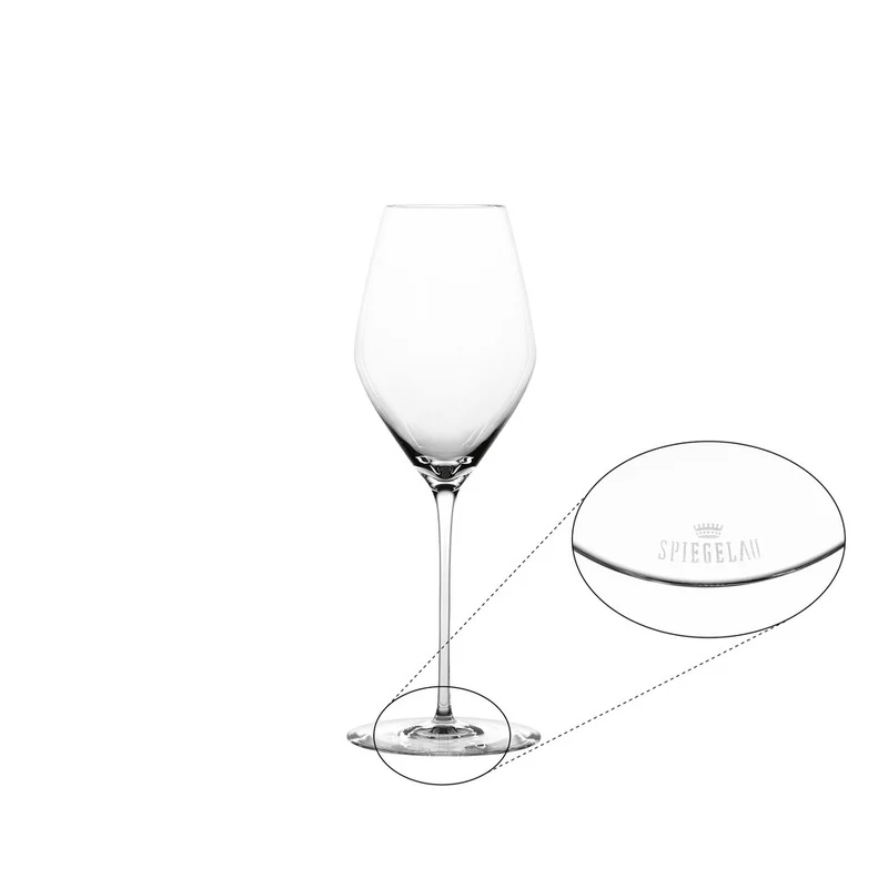 34.7 cl - Hi-Lite Calice Flute Champagne In Vetro Cristallino - Set 2 Pz