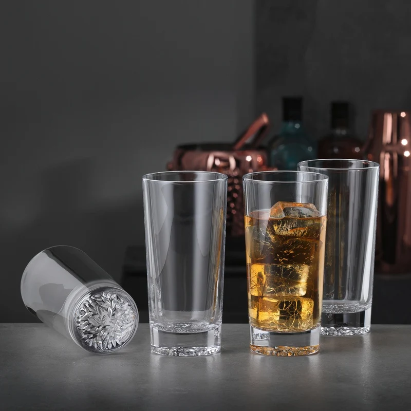 30.5 cl - Lounge 2.0 Bicchiere Cocktail Long Drink In Vetro Cristallino - Set 4 Pz