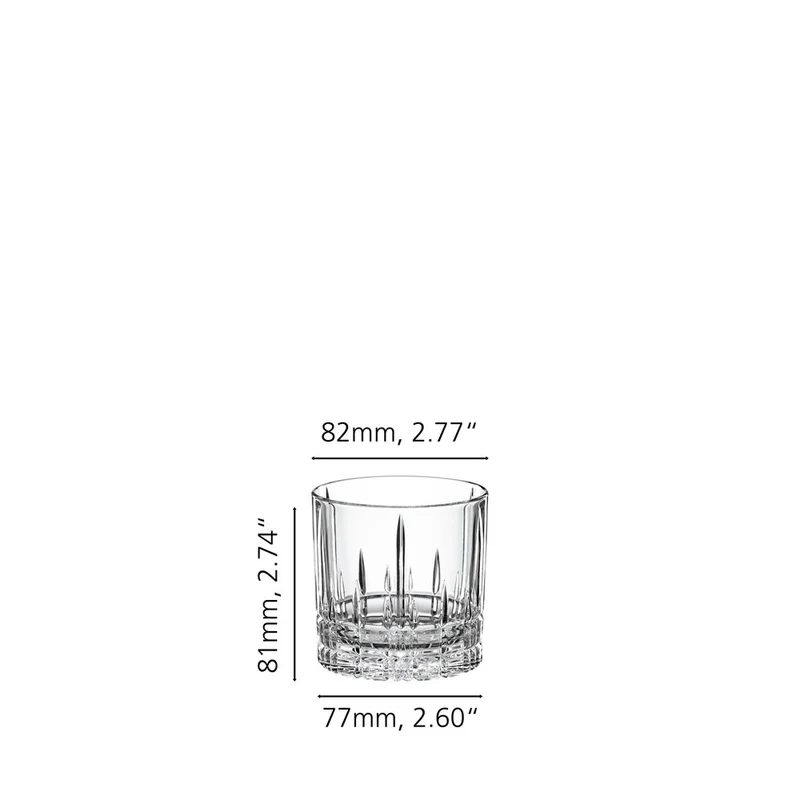 27 cl - Perfect Serve Collection Bicchiere Cocktail SOF In Vetro Cristallino - Set 4 Pz