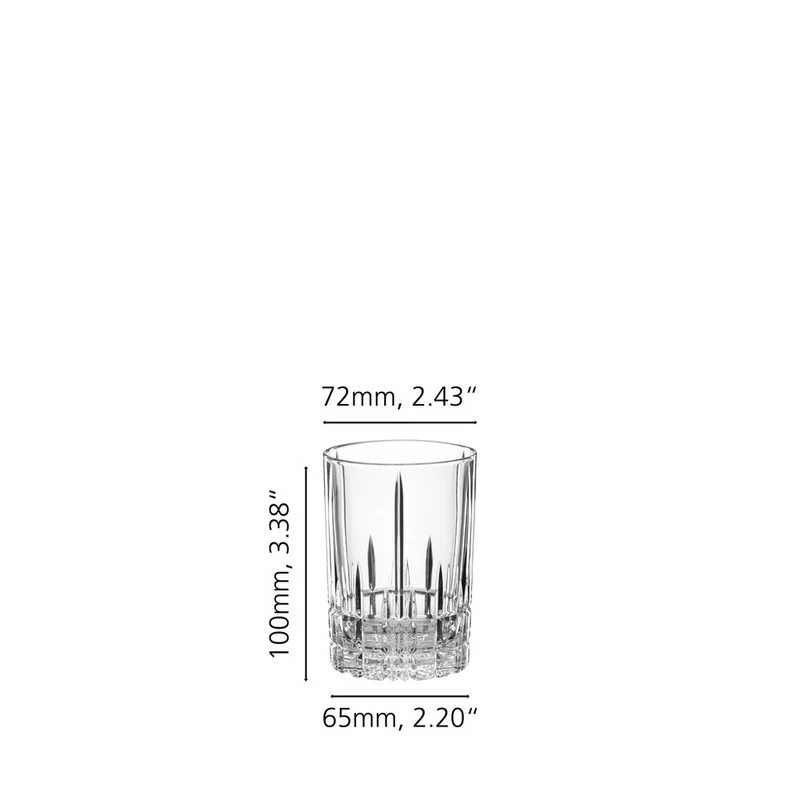 24 cl - Perfect Serve Collection Bicchiere Cocktail Long Drink In Vetro Cristallino - Set 4 Pz