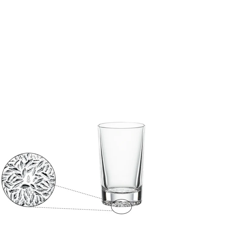24.7 cl - Lounge 2.0 Bicchiere Bibita In Vetro Cristallino - Set 4 Pz