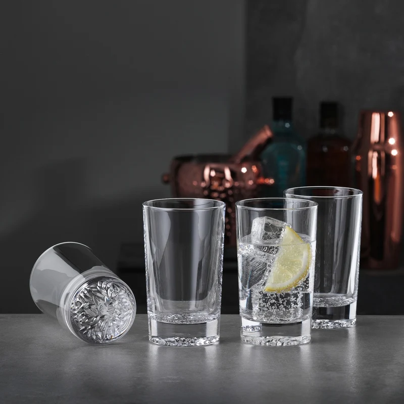 24.7 cl - Lounge 2.0 Bicchiere Bibita In Vetro Cristallino - Set 4 Pz