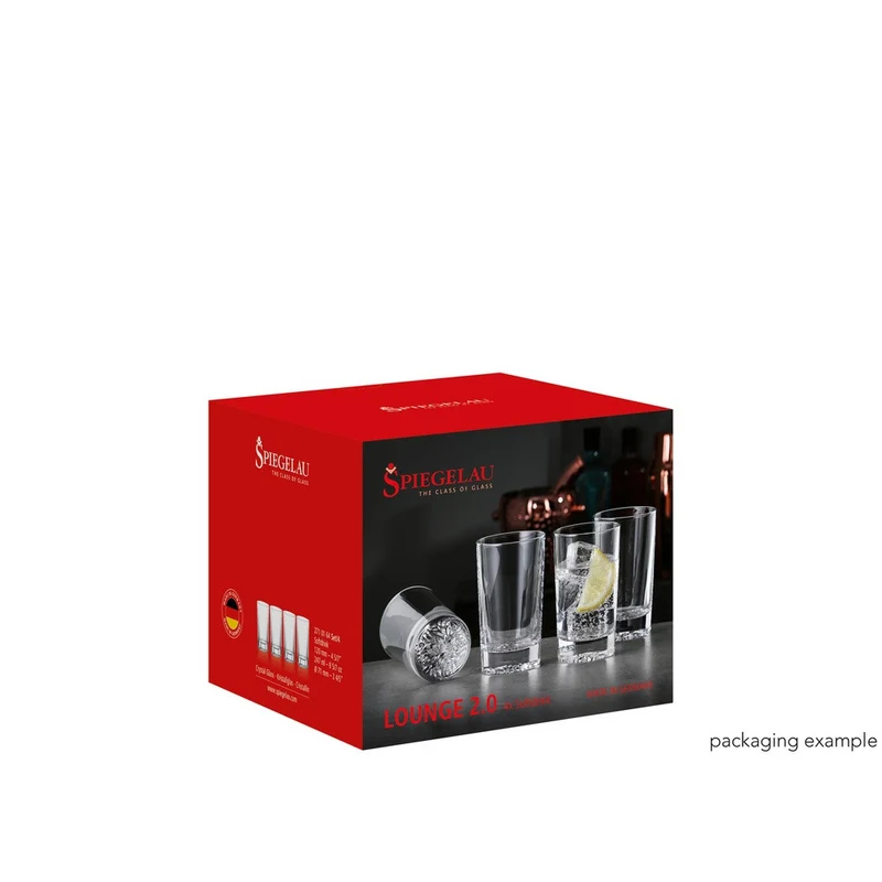 24.7 cl - Lounge 2.0 Bicchiere Bibita In Vetro Cristallino - Set 4 Pz
