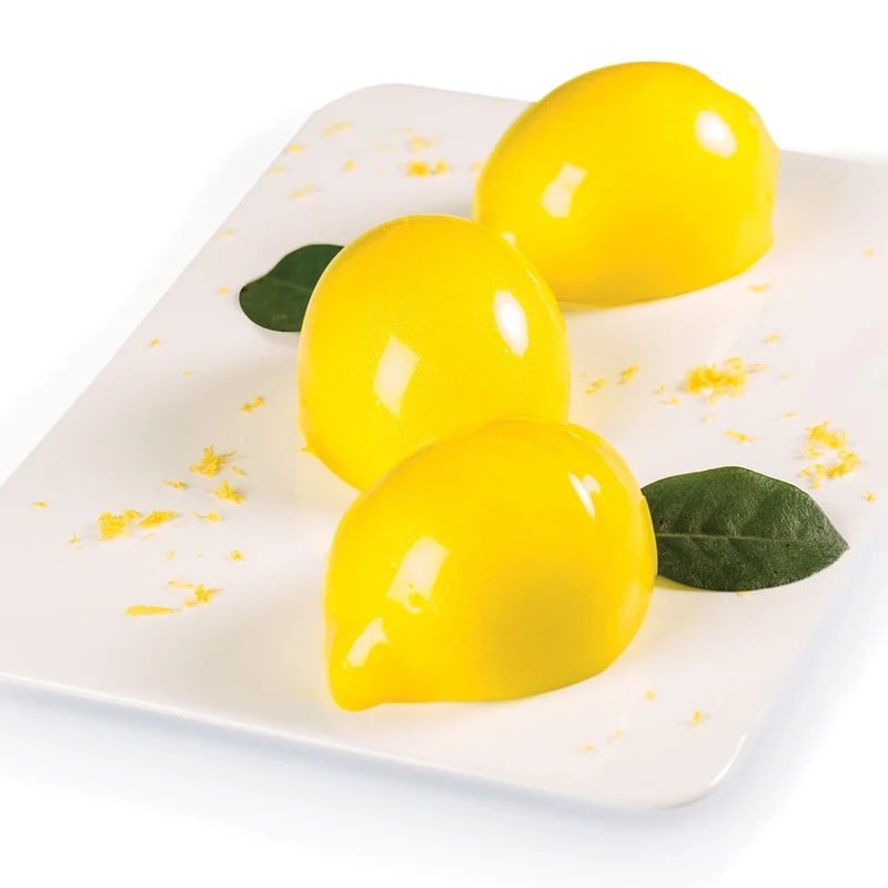 6 Forme - Delizia Al Limone Stampo Dolci Frutta Realistica In Silicone Cutter Incluso
