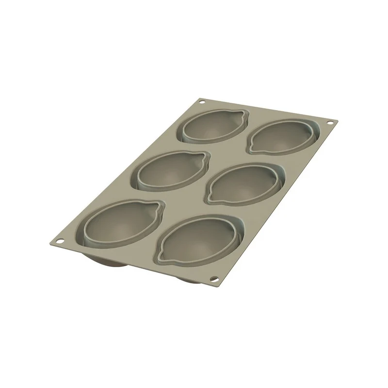 6 Forme - Delizia Al Limone Stampo Dolci Frutta Realistica In Silicone Cutter Incluso