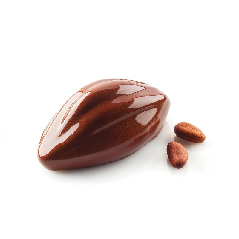 6 Forme - Cacao 120 Stampo Dolci Frutta Realistica In Silicone Cutter Incluso