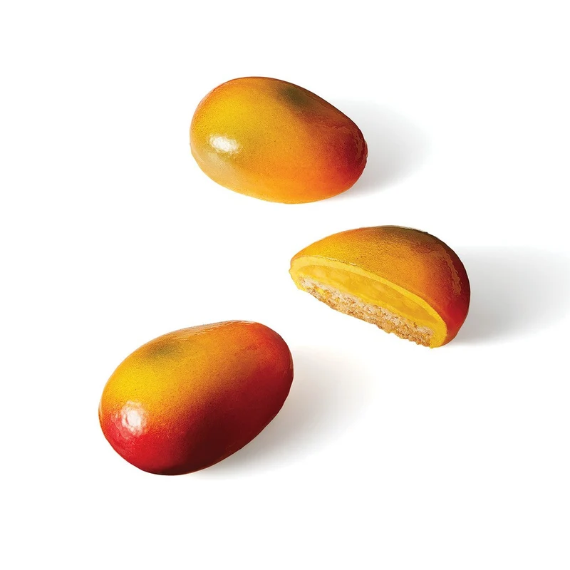 6 Forme - Mango 130 Stampo Dolci Frutta Realistica In Silicone Cutter Incluso