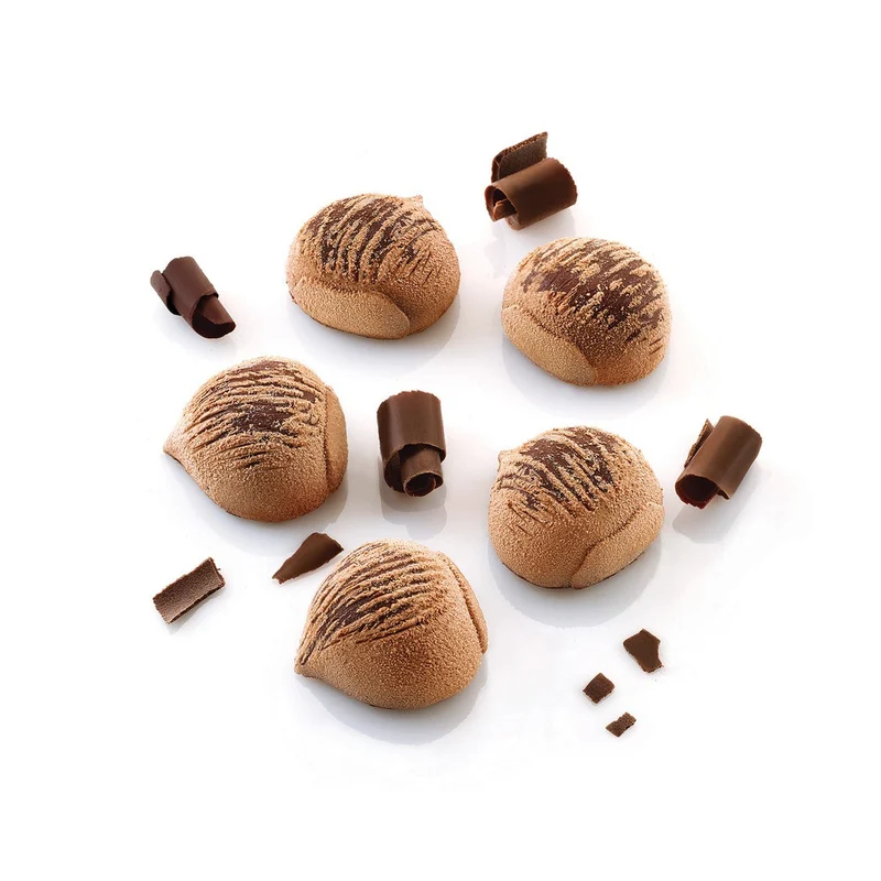 15 Forme - Marron Glacè 30 Stampo Dolci Frutta Realistica In Silicone Cutter Incluso