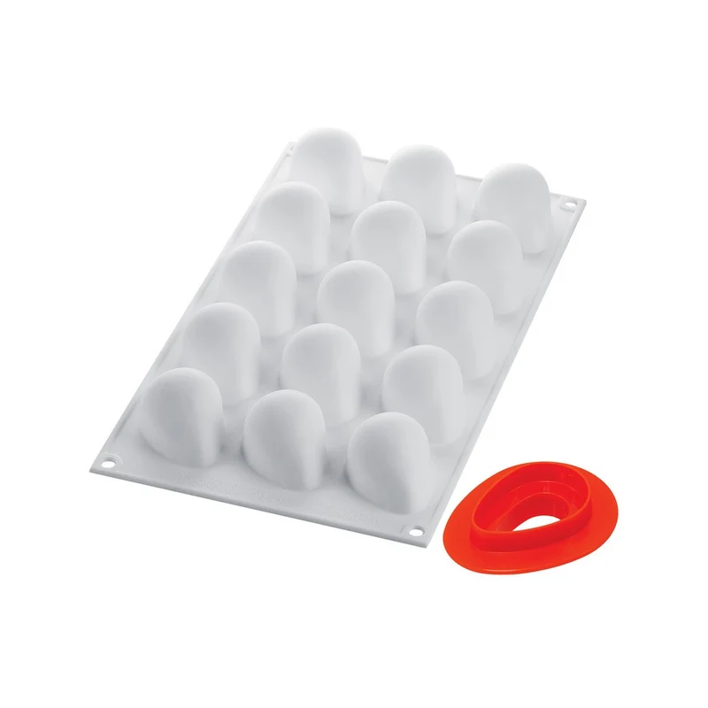 15 Forme - Fragola 30 Stampo Dolci Frutta Realistica In Silicone Cutter Incluso
