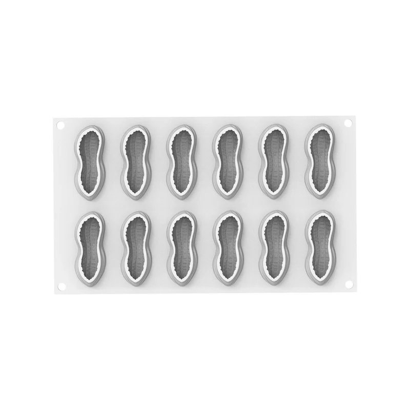 12 Forme - Arachide 30 Stampo Dolci Frutta Realistica In Silicone Cutter Incluso