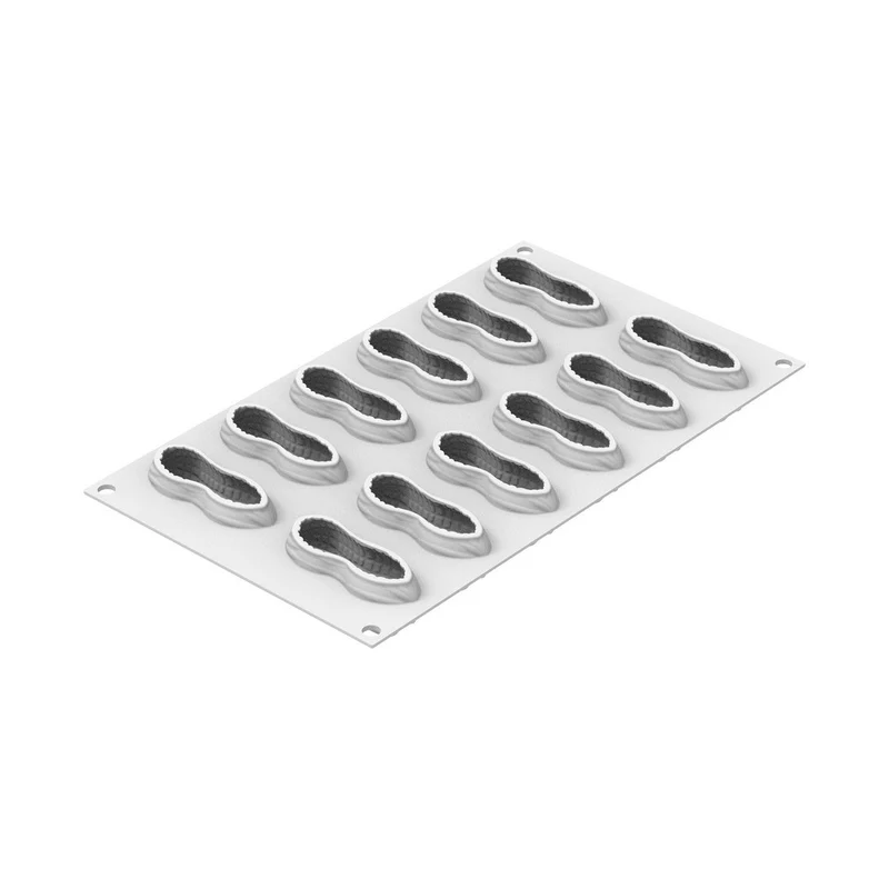12 Forme - Arachide 30 Stampo Dolci Frutta Realistica In Silicone Cutter Incluso