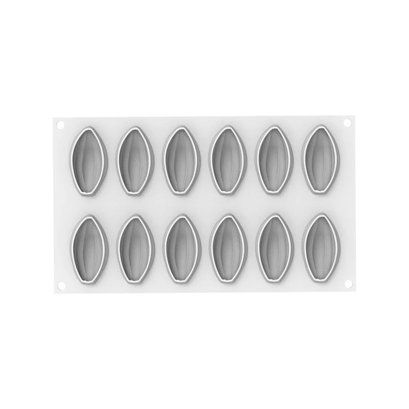 12 Forme - Cacao 30 Stampo Dolci Frutta Realistica In Silicone Cutter Incluso