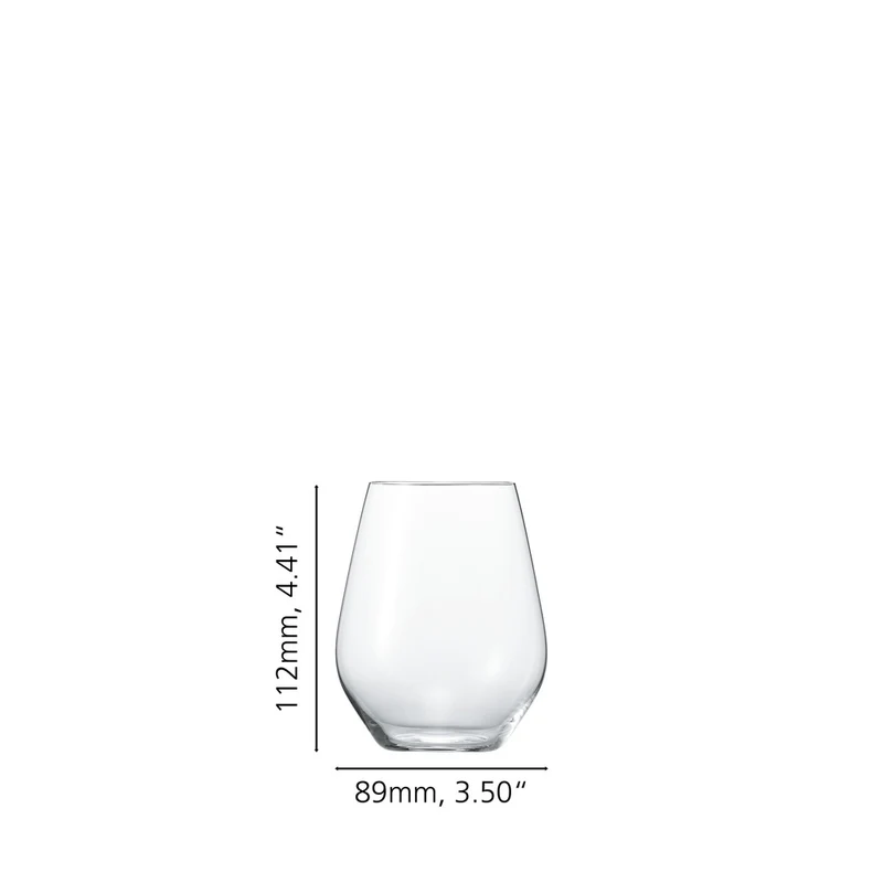 46 cl - Authentis Bicchiere Multiuso Tumbler In Vetro - Set 6 Pz