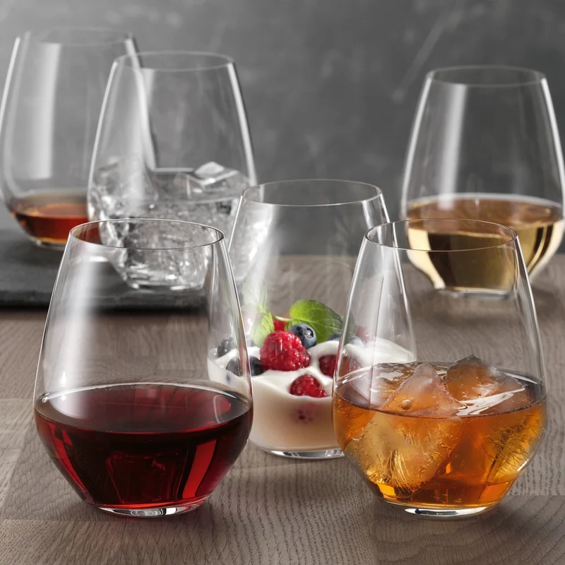 46 cl - Authentis Bicchiere Multiuso Tumbler In Vetro - Set 6 Pz