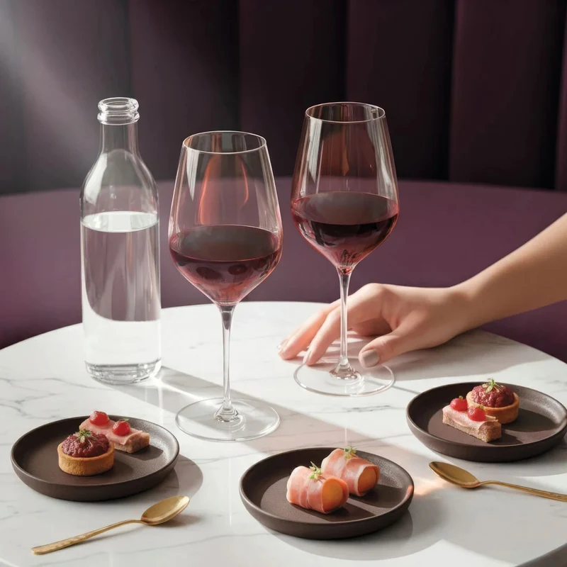 65 cl - Mylla Calice Vino Rosso In Vetro - Set 6 Pz