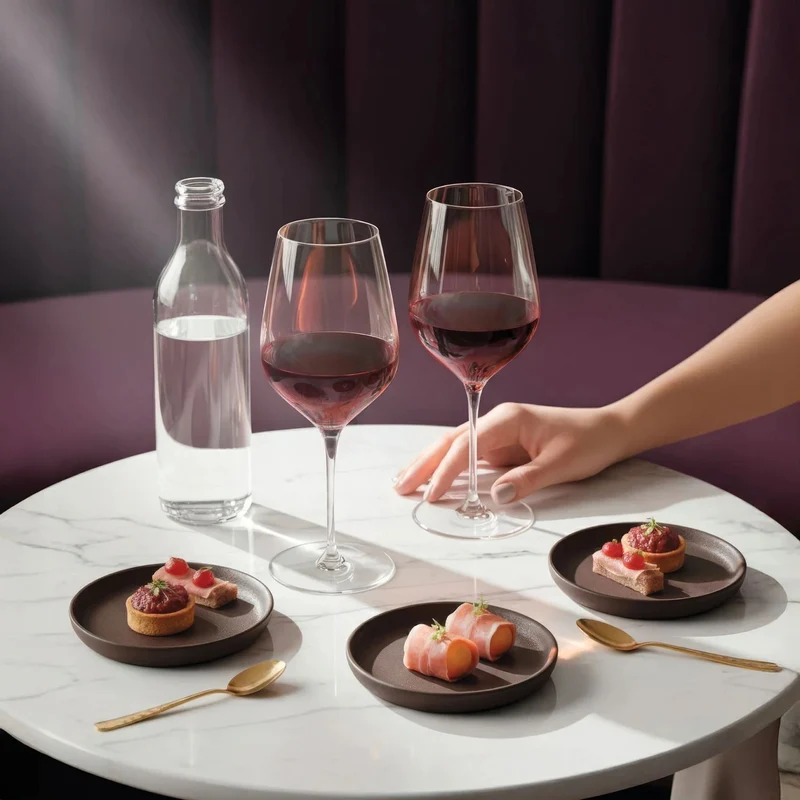 55 cl - Mylla Calice Vino Rosso In Vetro - Set 6 Pz