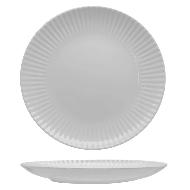 Daisy Piatto Piano Coupe In Porcellana - Set 6 Pz