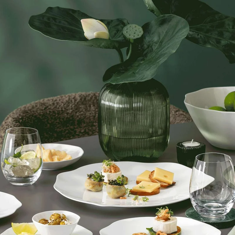 32.1 cm - Pura Piatto Presentazione Gourmet In Porcellana Premium