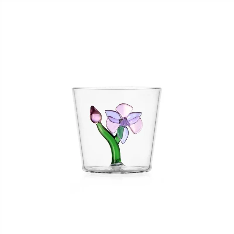 30 cl - Botanica Bicchiere Acqua Tumbler In Vetro Borosilicato