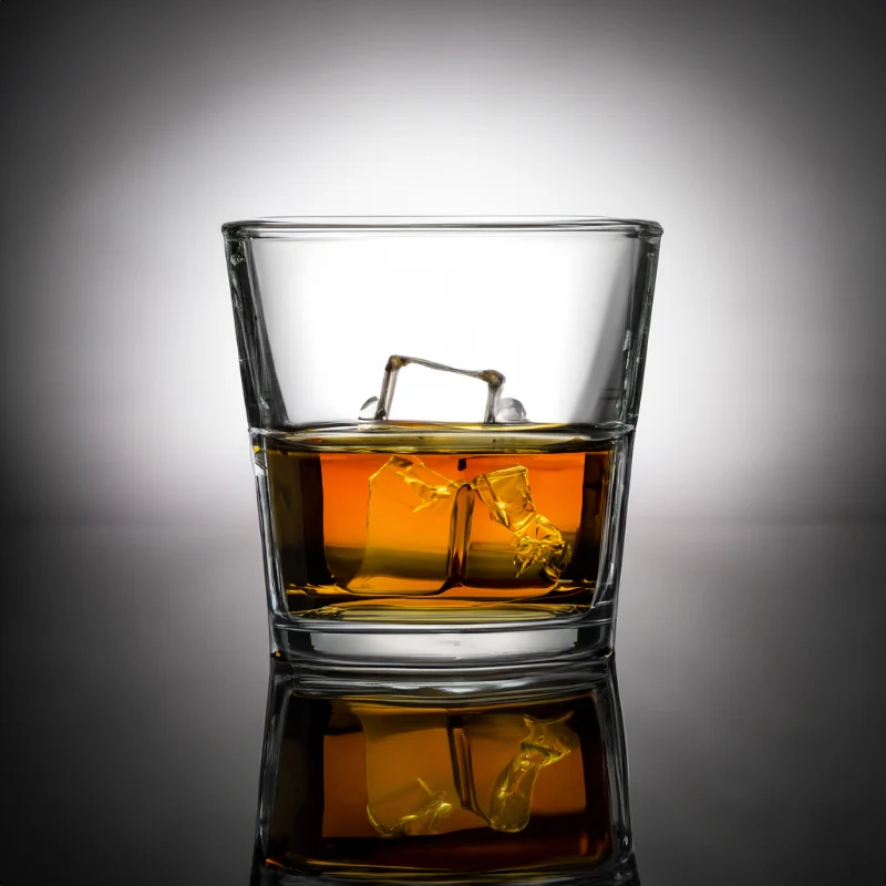 38 cl - Bistro Bar Bicchiere Whisky in Vetro Temperato - Set 12 Pezzi