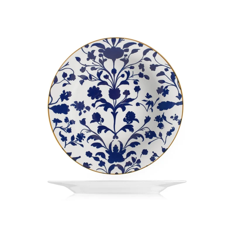 Royal Petals Servizio Piatti In Porcellana - Set 18 Pz