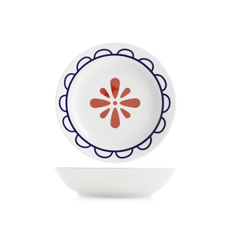 Zephyra Servizio Piatti In Porcellana - Set 18 Pz
