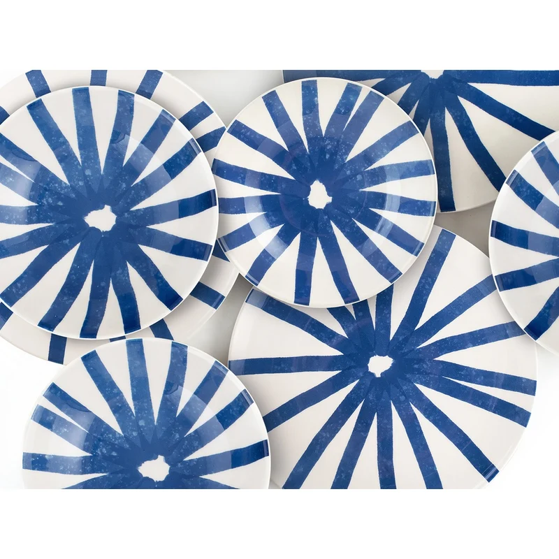 Coupe Rodi Servizio Piatti In Stoneware - Set 18 Pz
