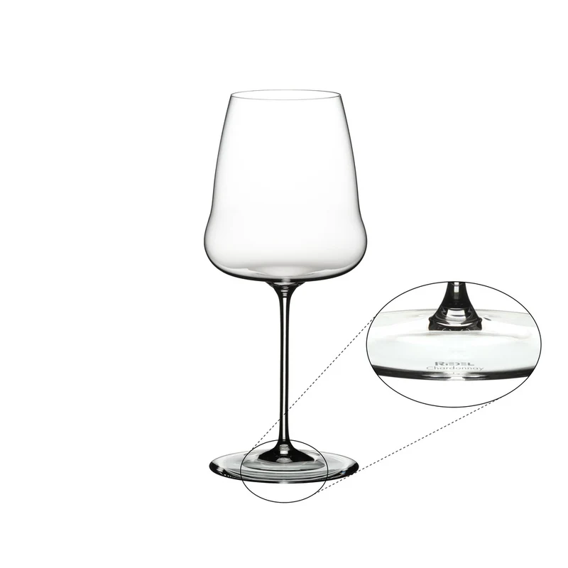 73.6 cl - Winewings Calice Vino Bianco Chardonnay In Vetro - Set 2 Pz