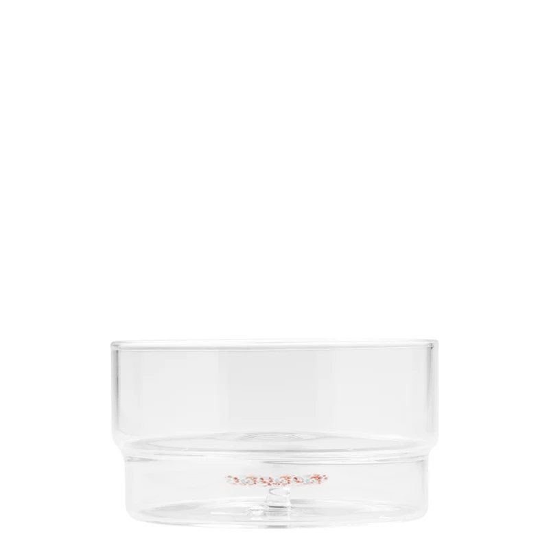32.5 cl - Teca Terrazzo Coppa Fatta a Mano In Vetro Borosilicato