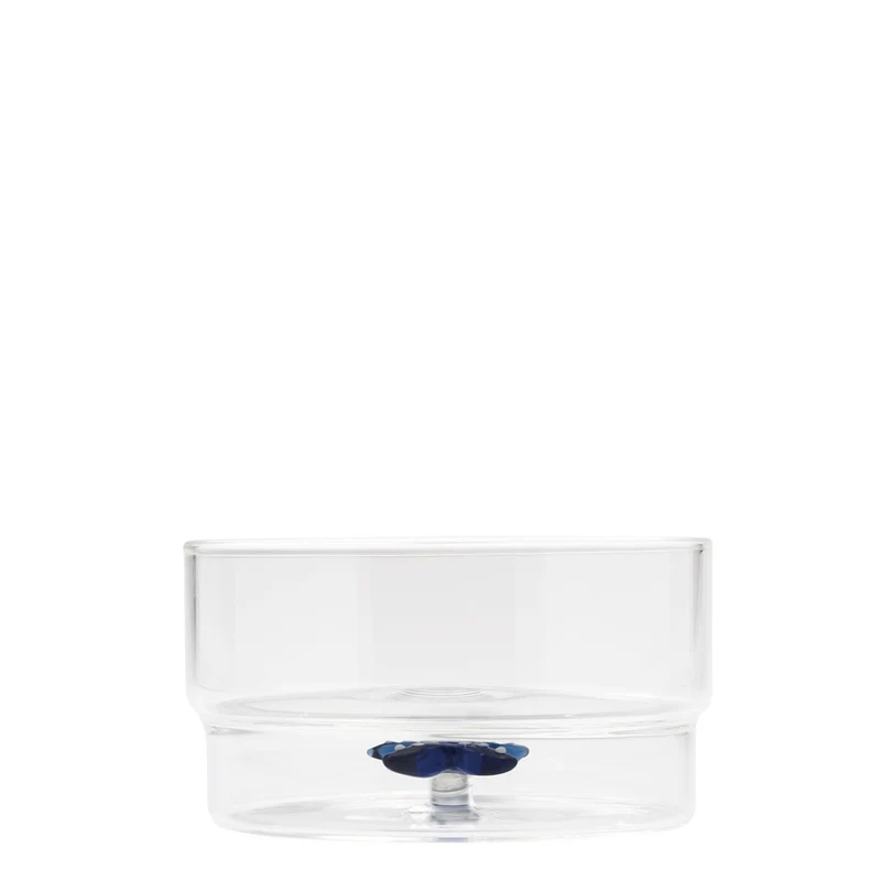 32.5 cl - Teca Mare Coppa Fatta a Mano In Vetro Borosilicato