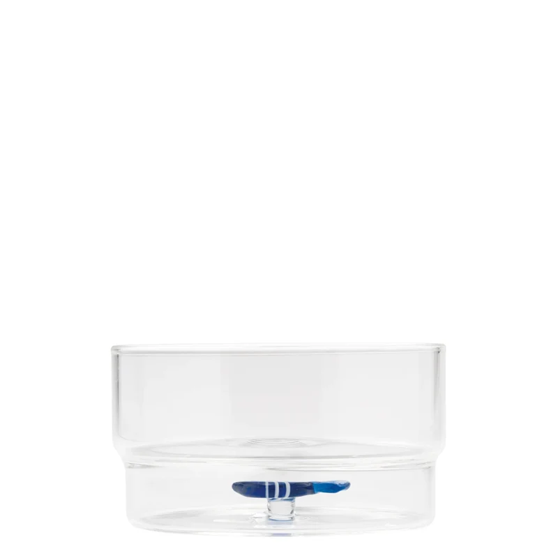 32.5 cl - Teca Mare Coppa Fatta a Mano In Vetro Borosilicato