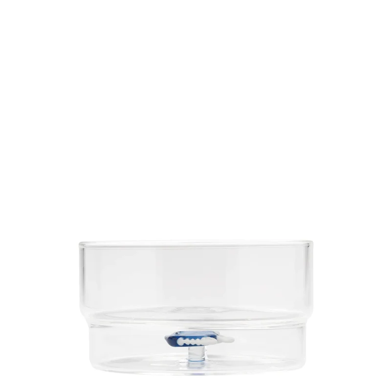 32.5 cl - Teca Mare Coppa Fatta a Mano In Vetro Borosilicato