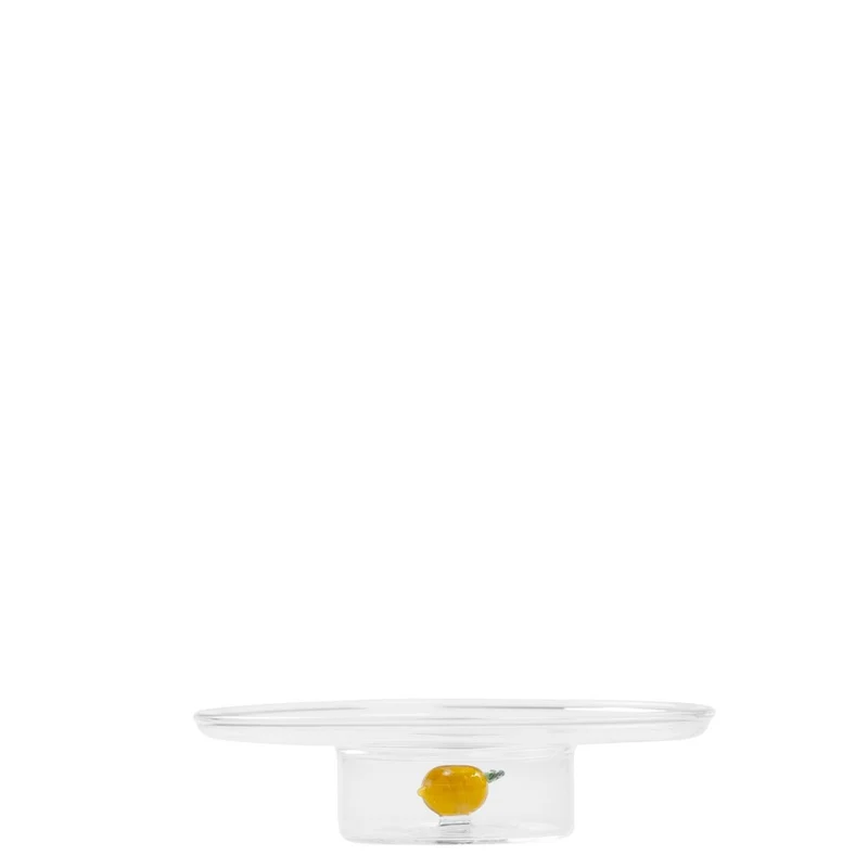 12 cm - Teca Tasting Alzatina Da Degustazione Fatta a Mano In Vetro Borosilicato