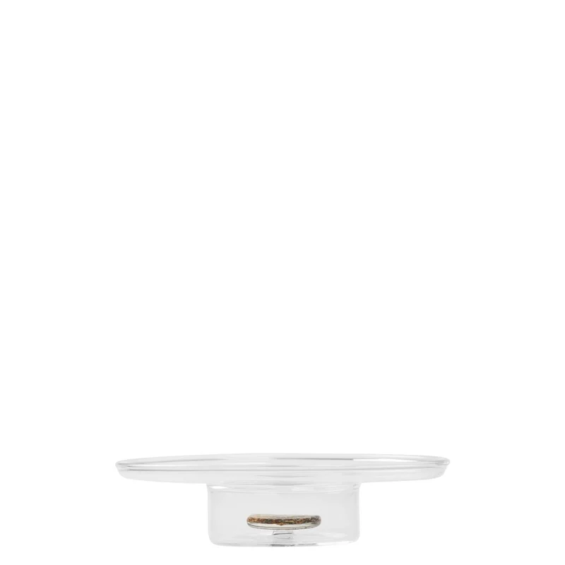 12 cm - Teca Tasting Alzatina Da Degustazione Fatta a Mano In Vetro Borosilicato